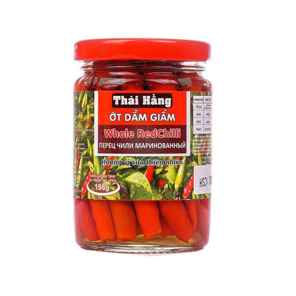 Перец Чили острый маринованный 198 грамм Thai Hang